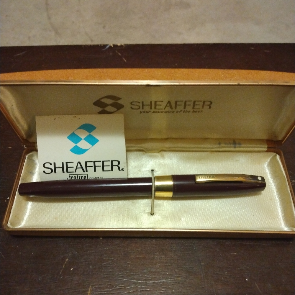 Vintage higher end Schaefer fountain pen and 2 weaver fountain pens